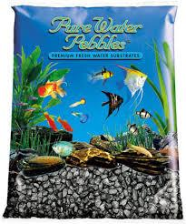 Pure Water Pebbles Frosted Black 5 lb
