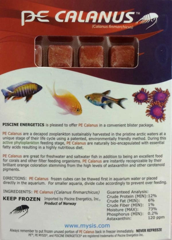 Frozen Calanus | Marine Aquarium Fish Food